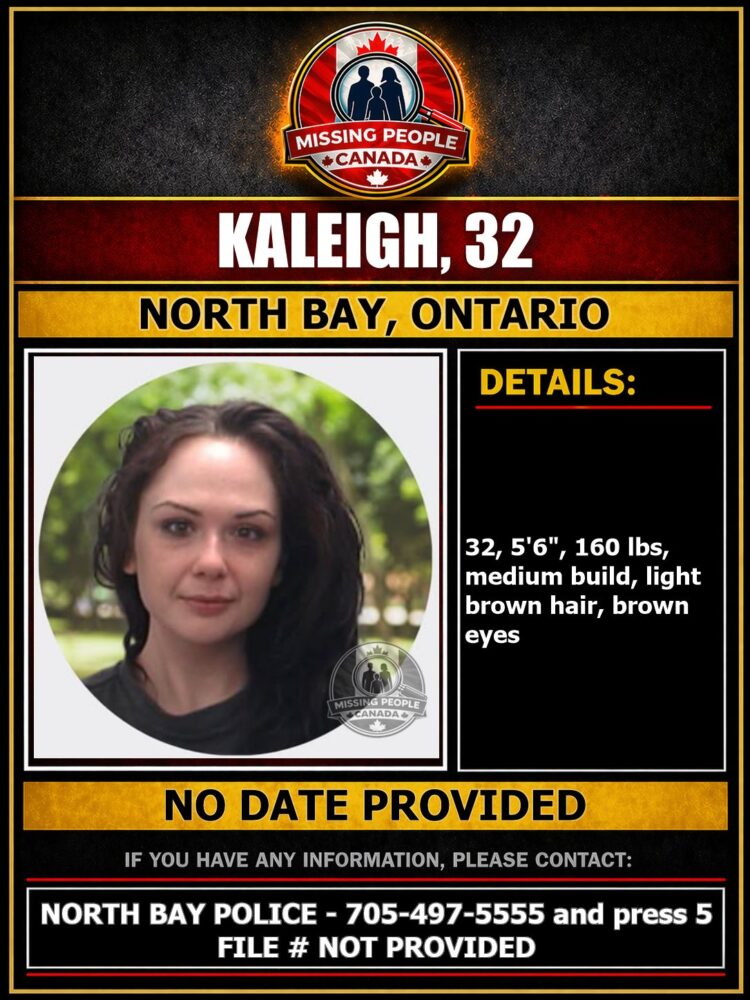 MISSING PERSON CANADA RELEASE