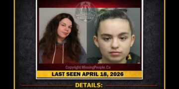 MISSING PERSON CANADA RELEASE