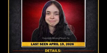 MISSING PERSON CANADA RELEASE