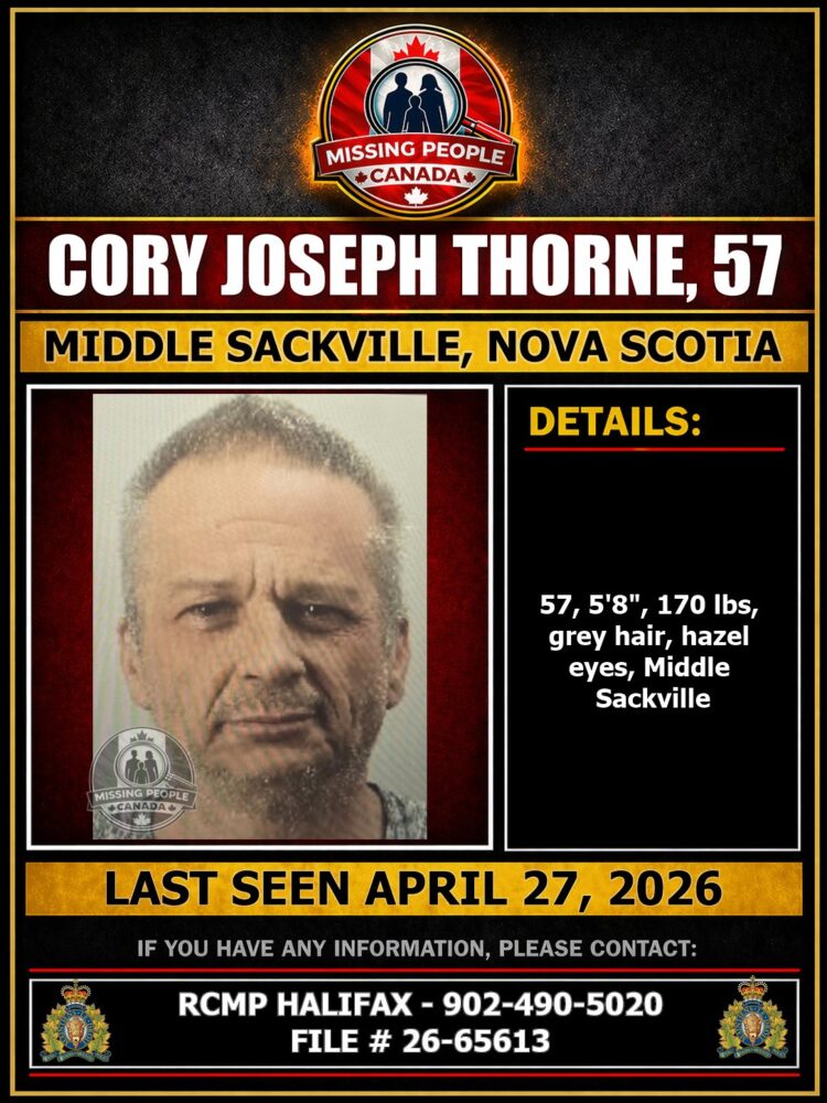 MISSING PERSON CANADA RELEASE