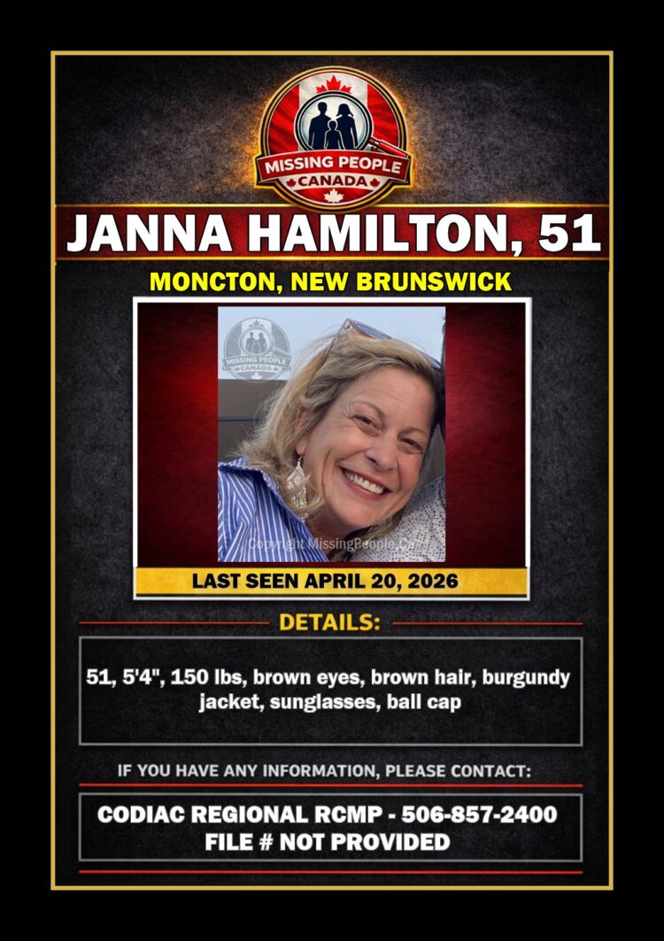 MISSING PERSON CANADA RELEASE