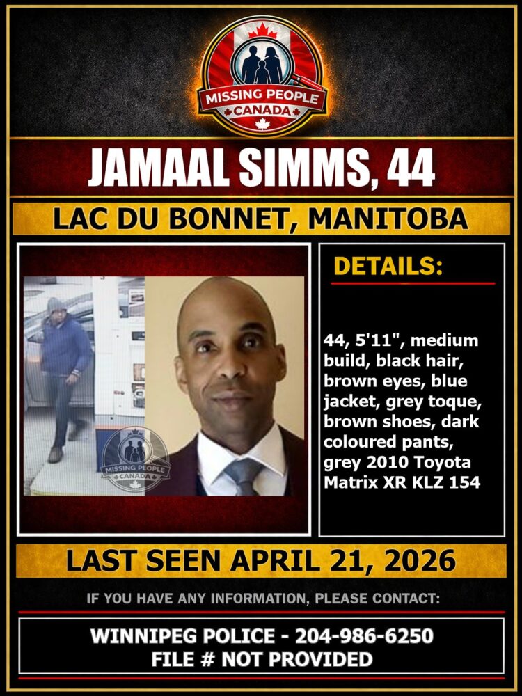MISSING PERSON CANADA RELEASE