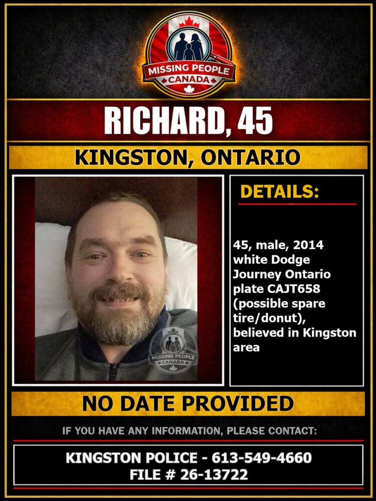MISSING PERSON CANADA RELEASE