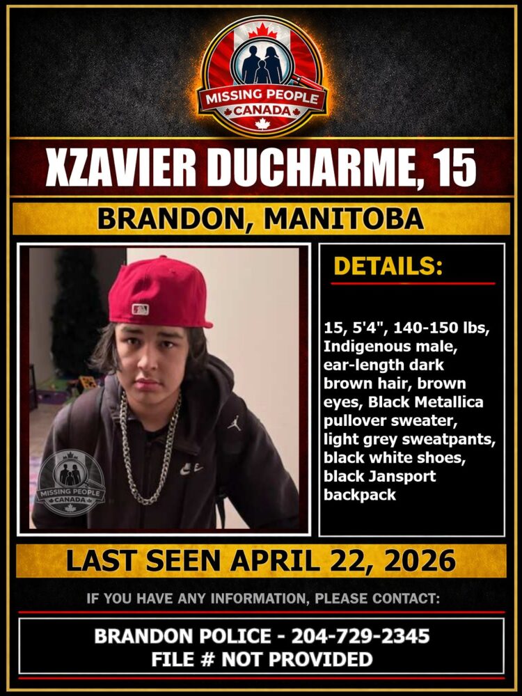 MISSING PERSON CANADA RELEASE