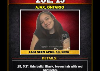 MISSING PERSON CANADA RELEASE