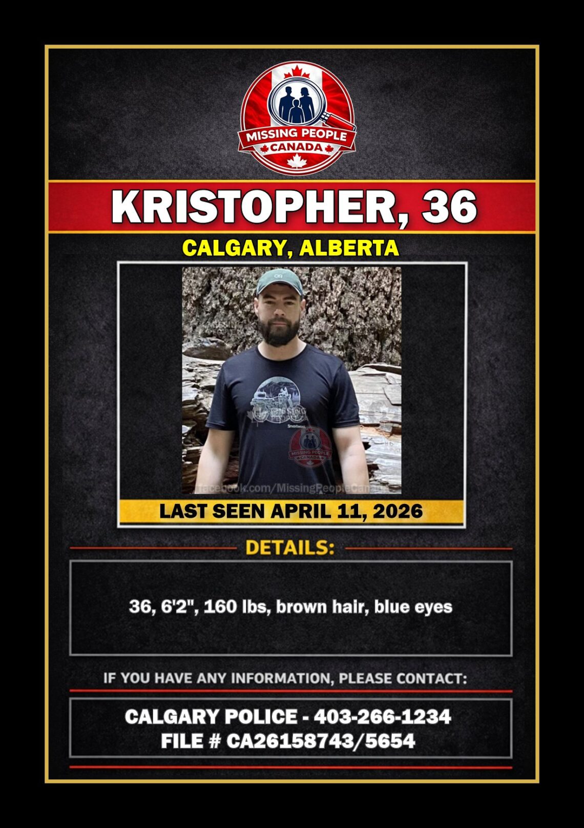MISSING PERSON CANADA RELEASE