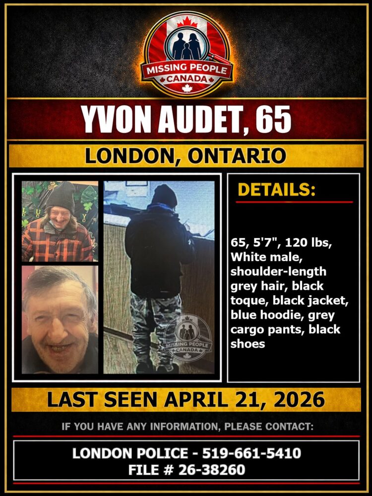 MISSING PERSON CANADA RELEASE