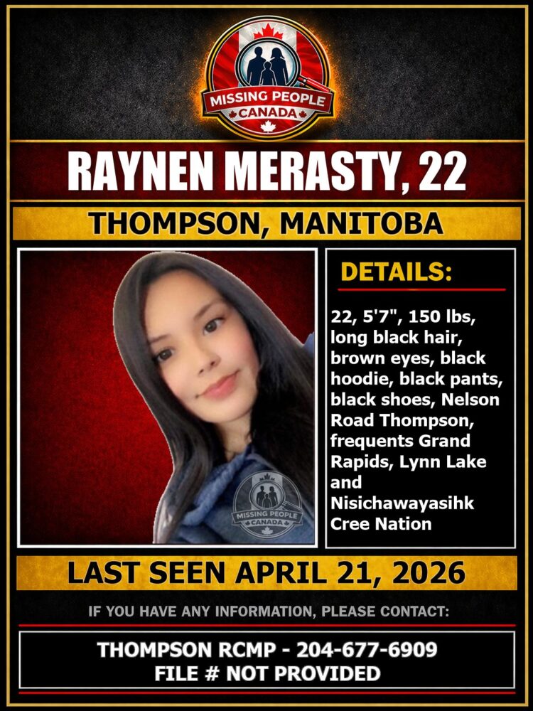 MISSING PERSON CANADA RELEASE