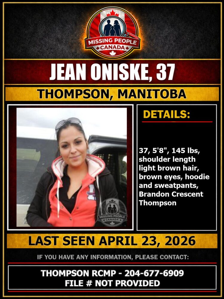 MISSING PERSON CANADA RELEASE