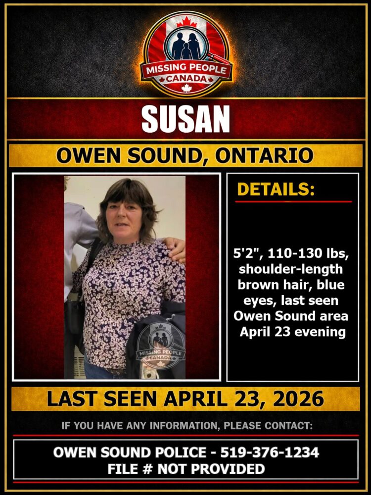 MISSING PERSON CANADA RELEASE
