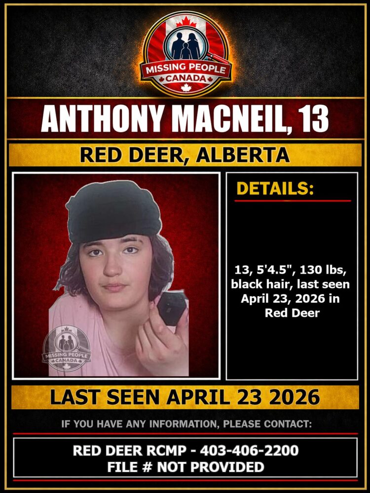 MISSING PERSON CANADA RELEASE