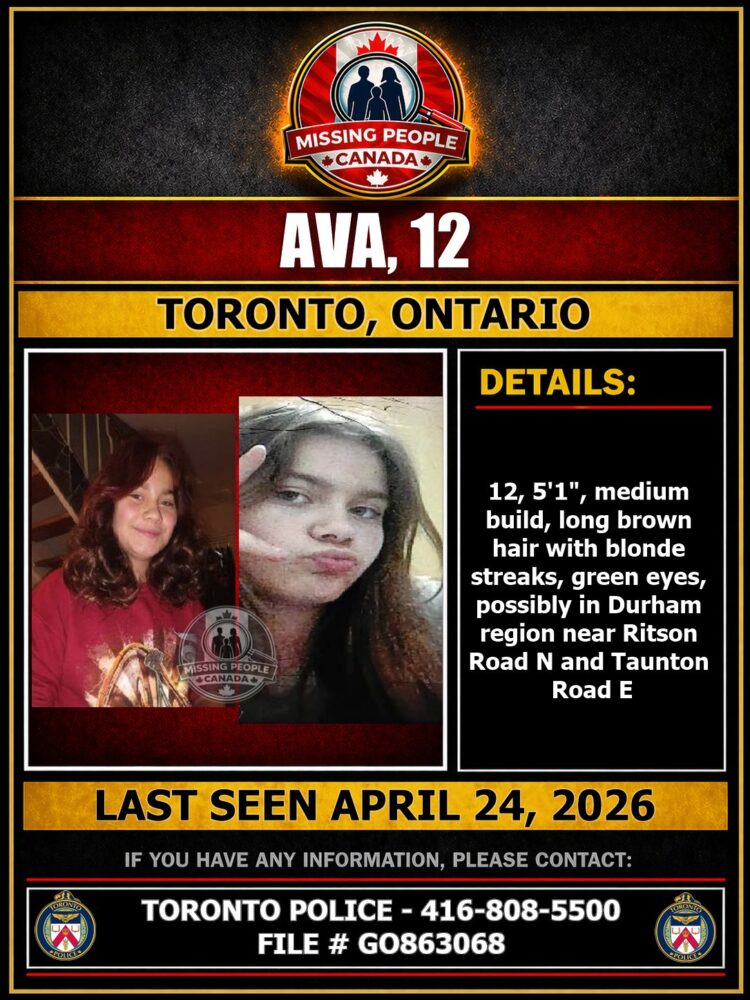 MISSING PERSON CANADA RELEASE