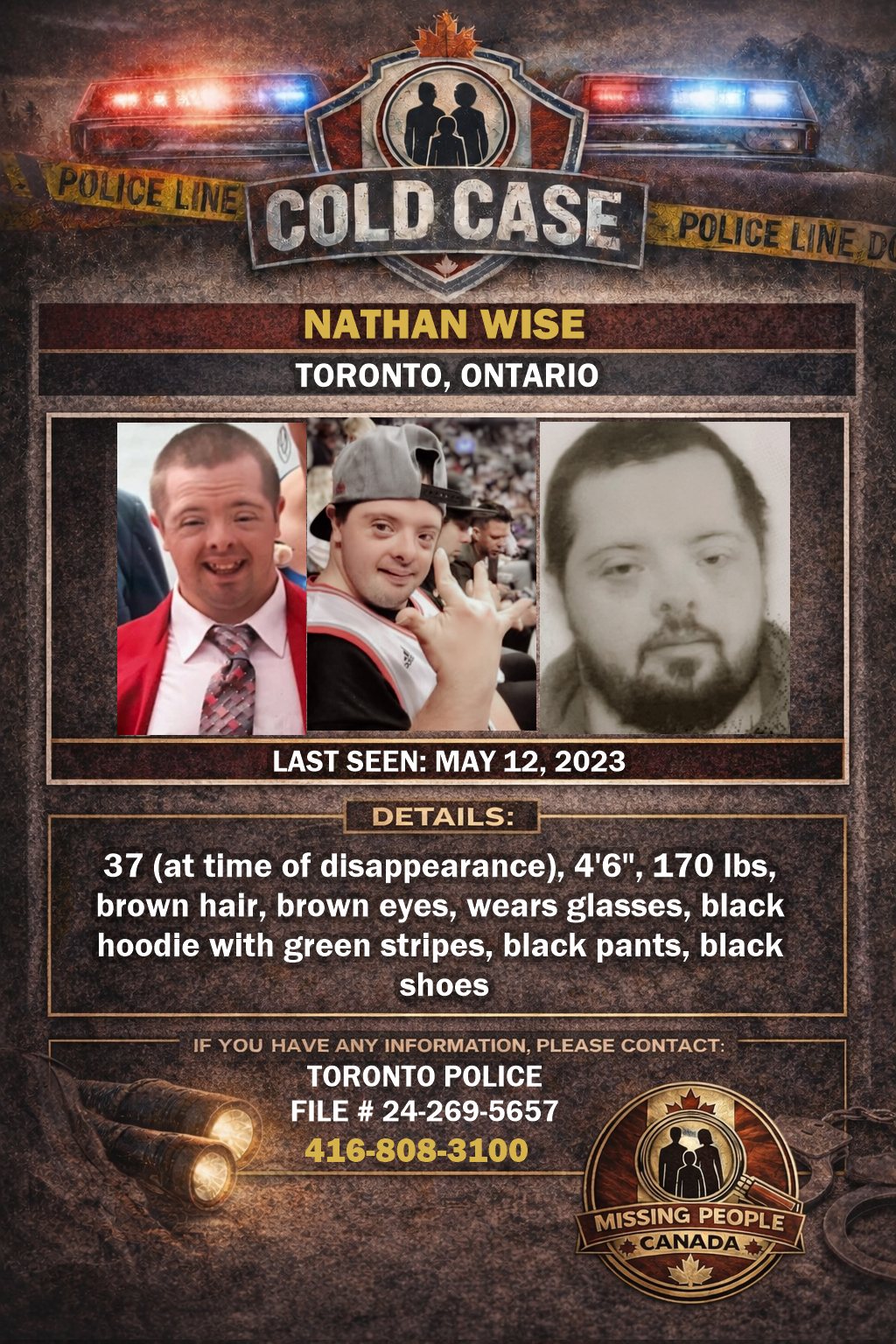 MISSING PERSON CANADA RELEASE