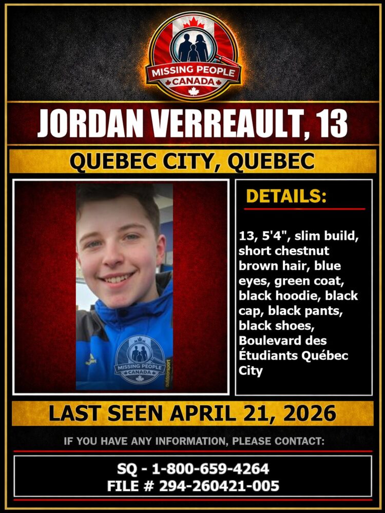 MISSING PERSON CANADA RELEASE