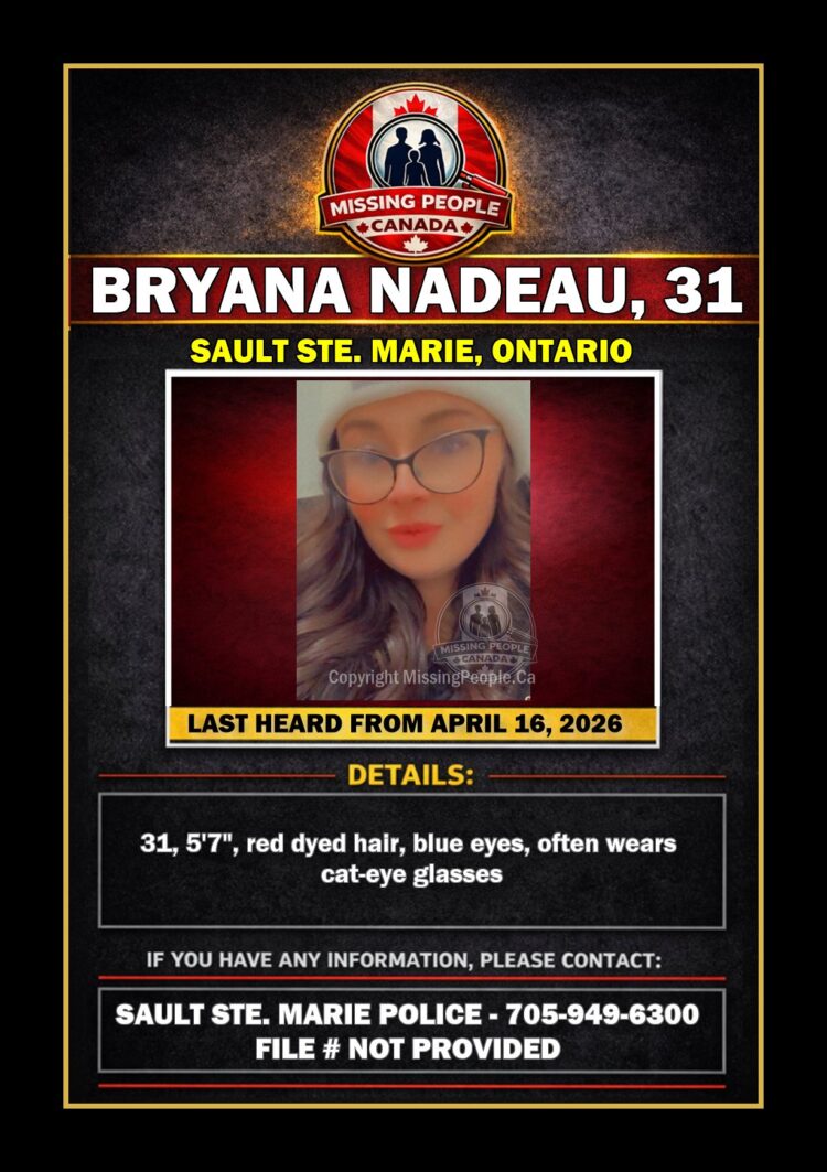 MISSING PERSON CANADA RELEASE