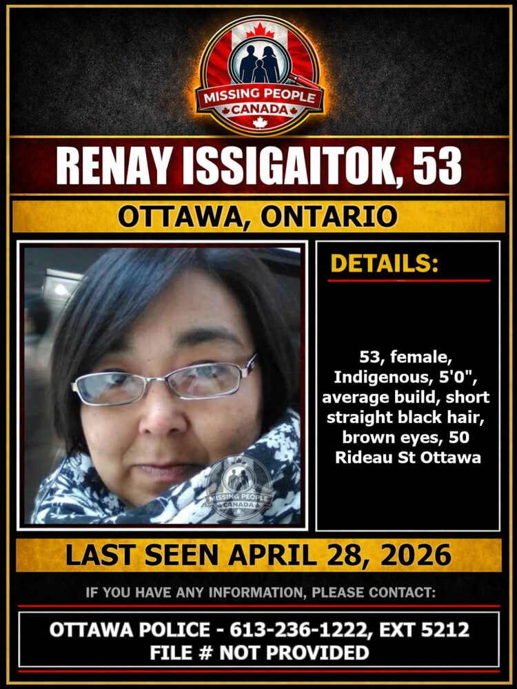 MISSING PERSON CANADA RELEASE