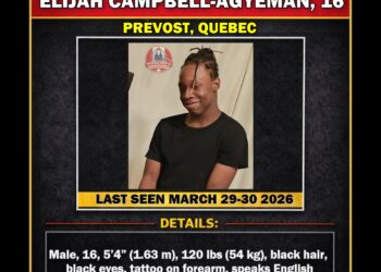 MISSING PERSON CANADA RELEASE