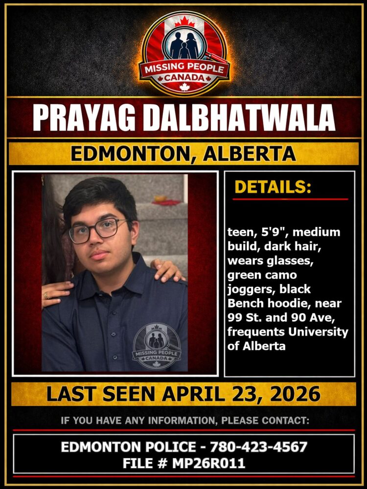MISSING PERSON CANADA RELEASE