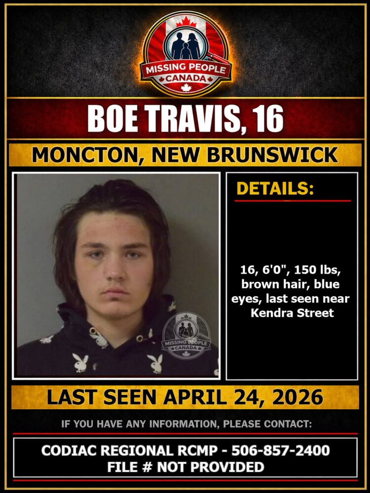 MISSING PERSON CANADA RELEASE