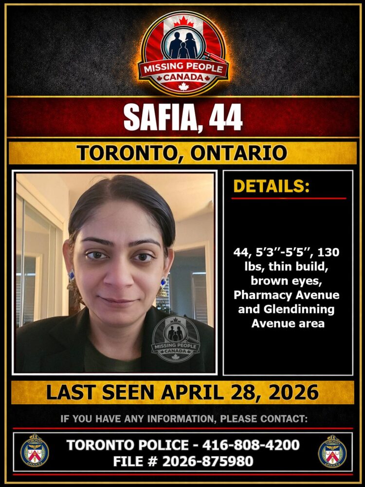 MISSING PERSON CANADA RELEASE