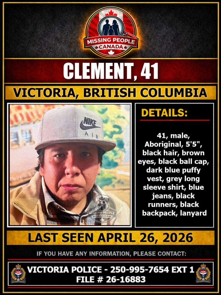 MISSING PERSON CANADA RELEASE