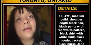 MISSING PERSON CANADA RELEASE