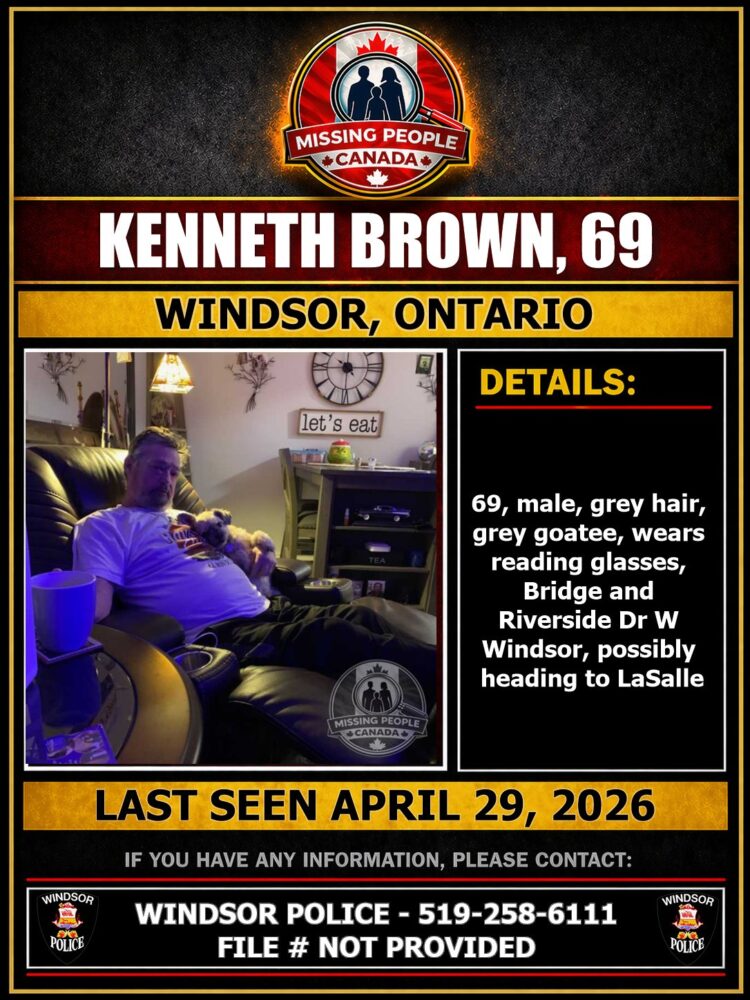 MISSING PERSON CANADA RELEASE