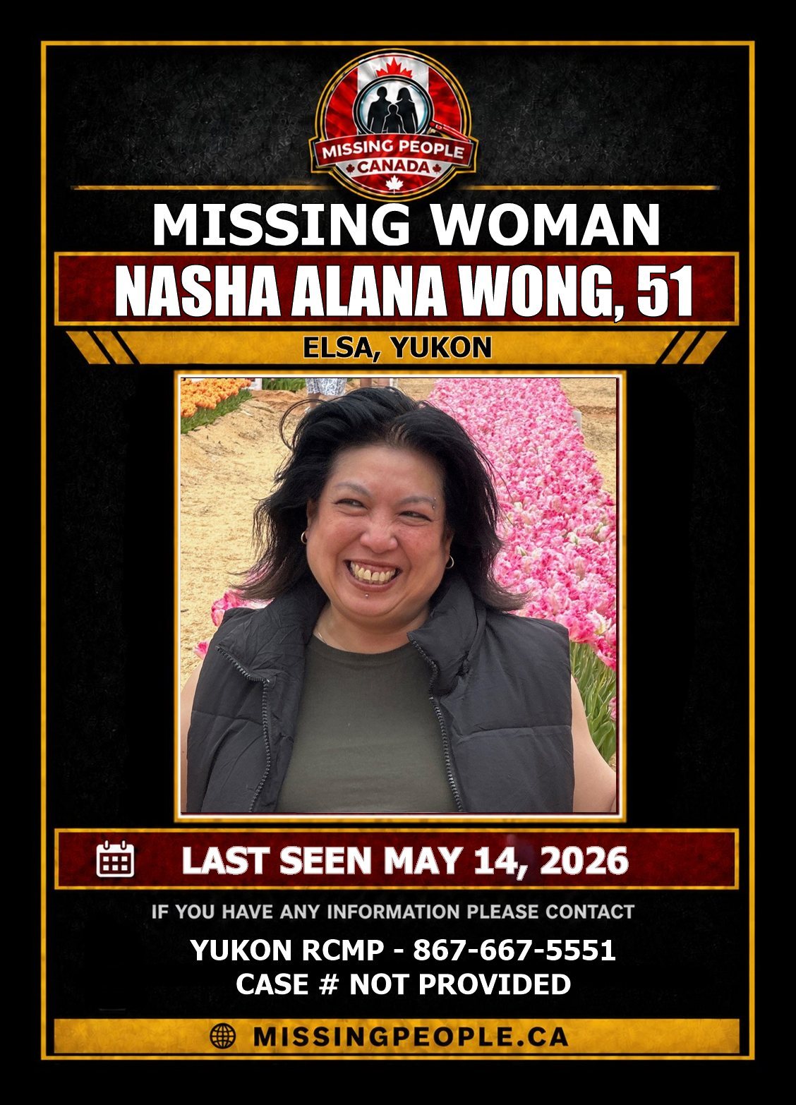 MISSING PERSON CANADA RELEASE