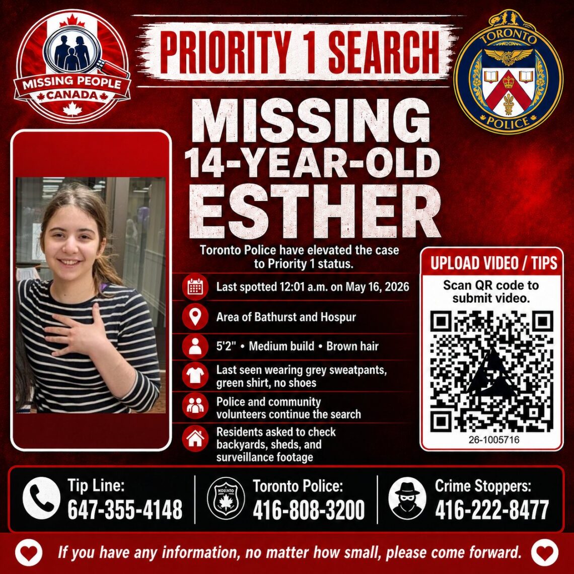 MISSING PERSON CANADA RELEASE