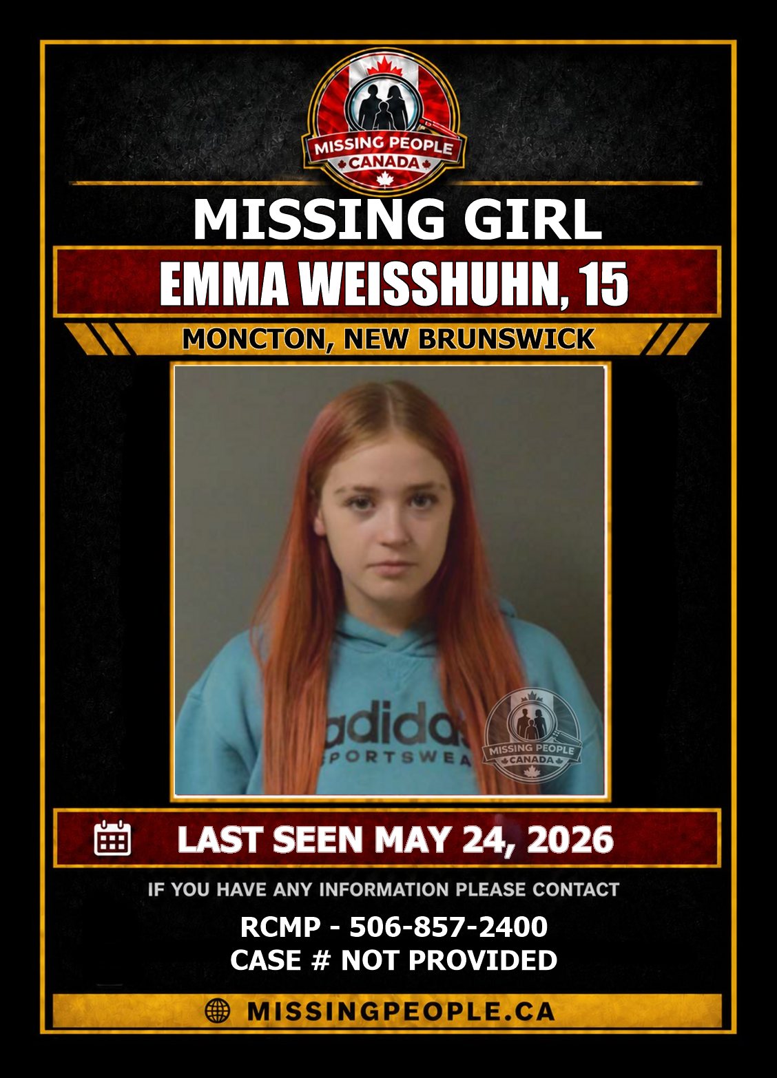 MISSING PERSON CANADA RELEASE