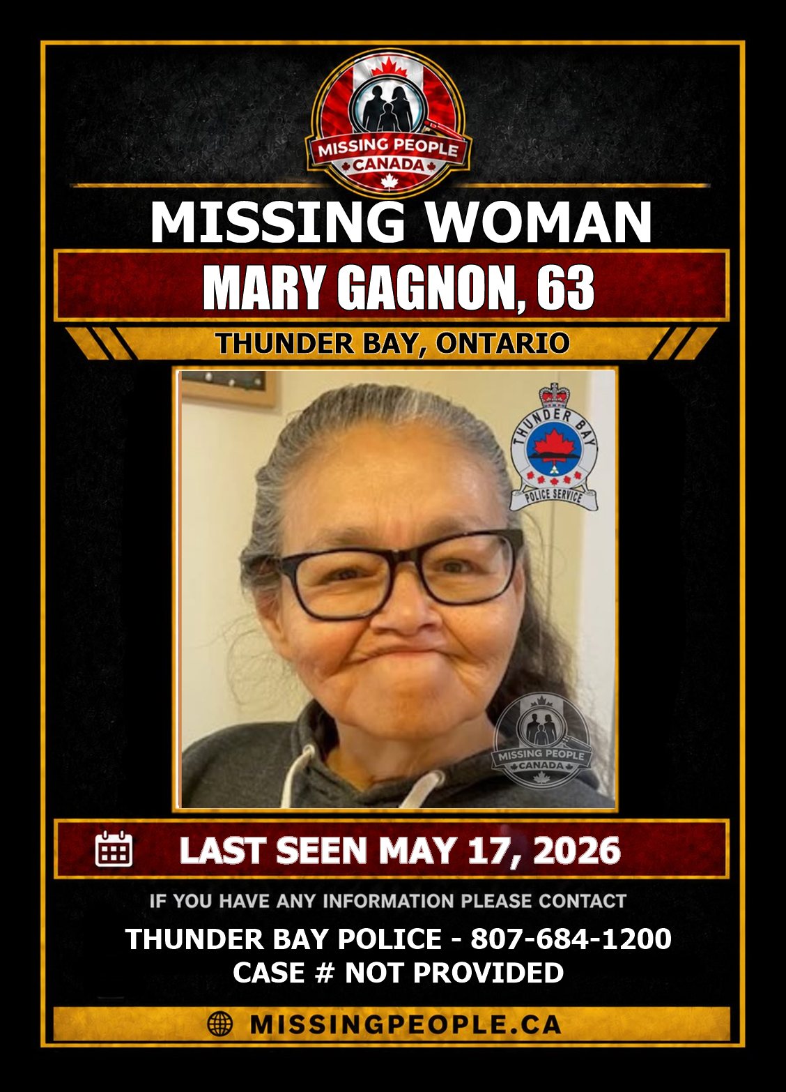 MISSING PERSON CANADA RELEASE