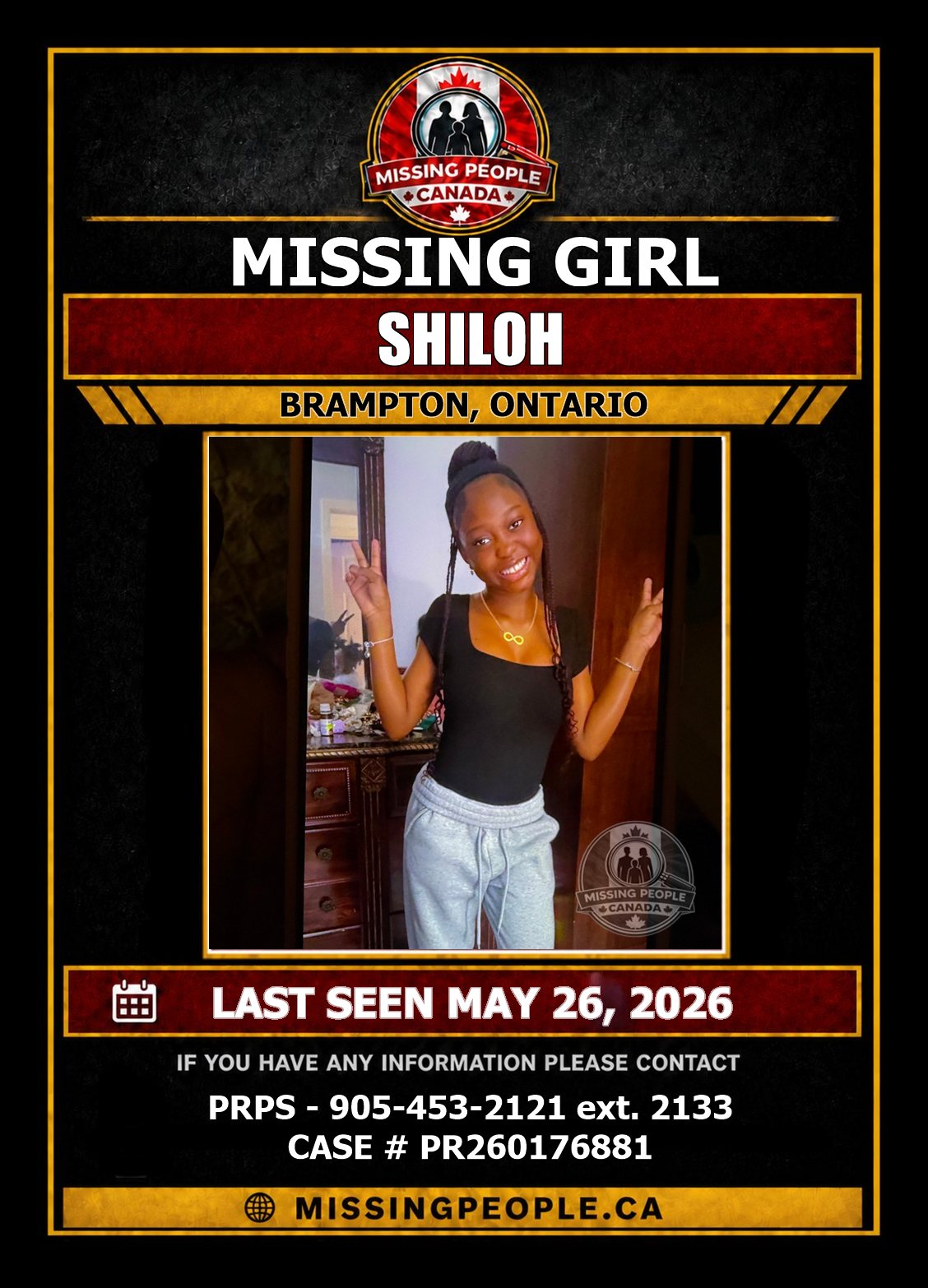 MISSING PERSON CANADA RELEASE