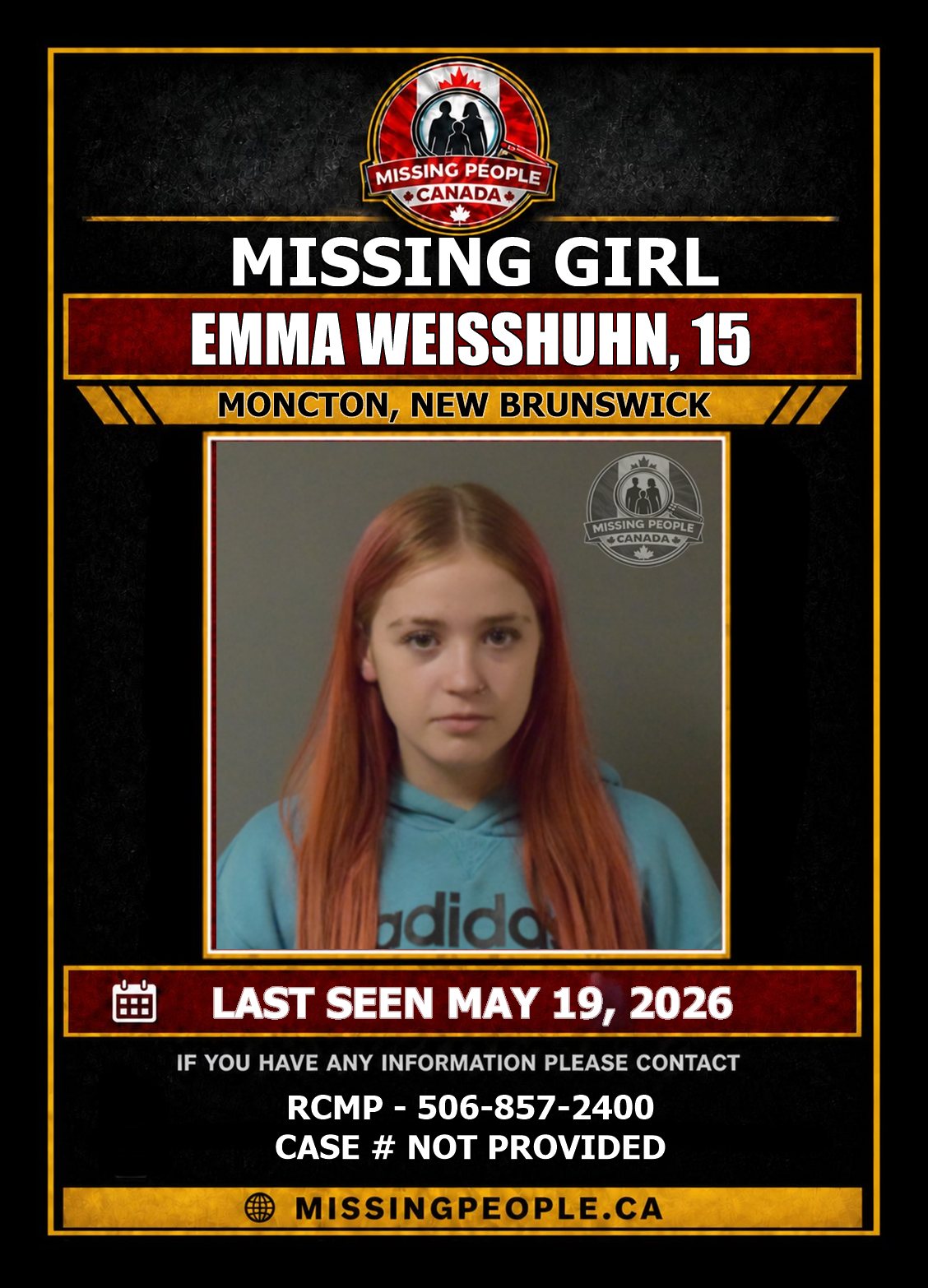 MISSING PERSON CANADA RELEASE