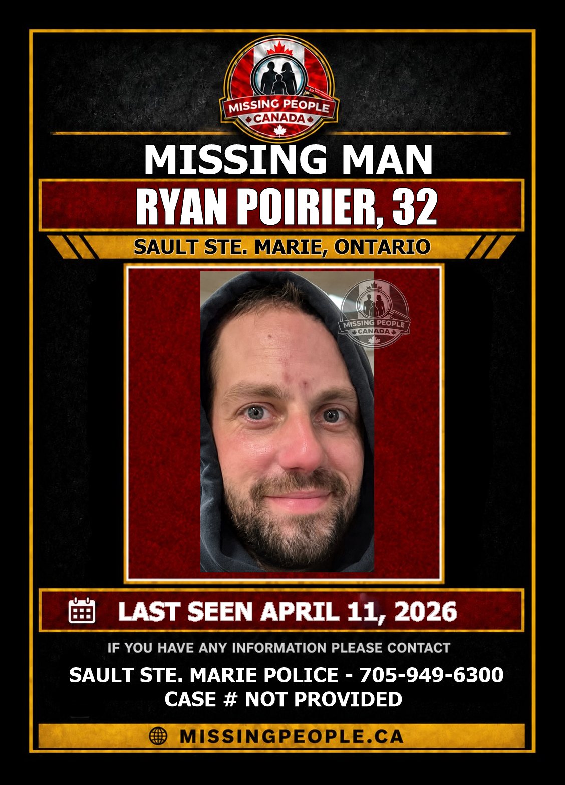 MISSING PERSON CANADA RELEASE
