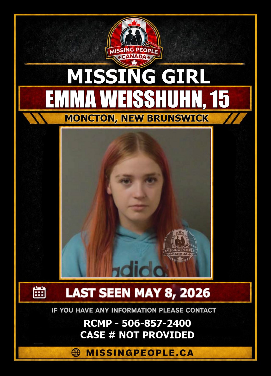 MISSING PERSON CANADA RELEASE