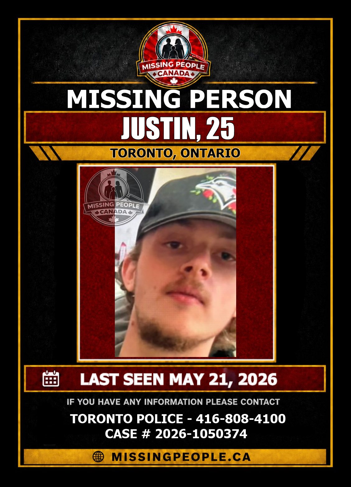MISSING PERSON CANADA RELEASE