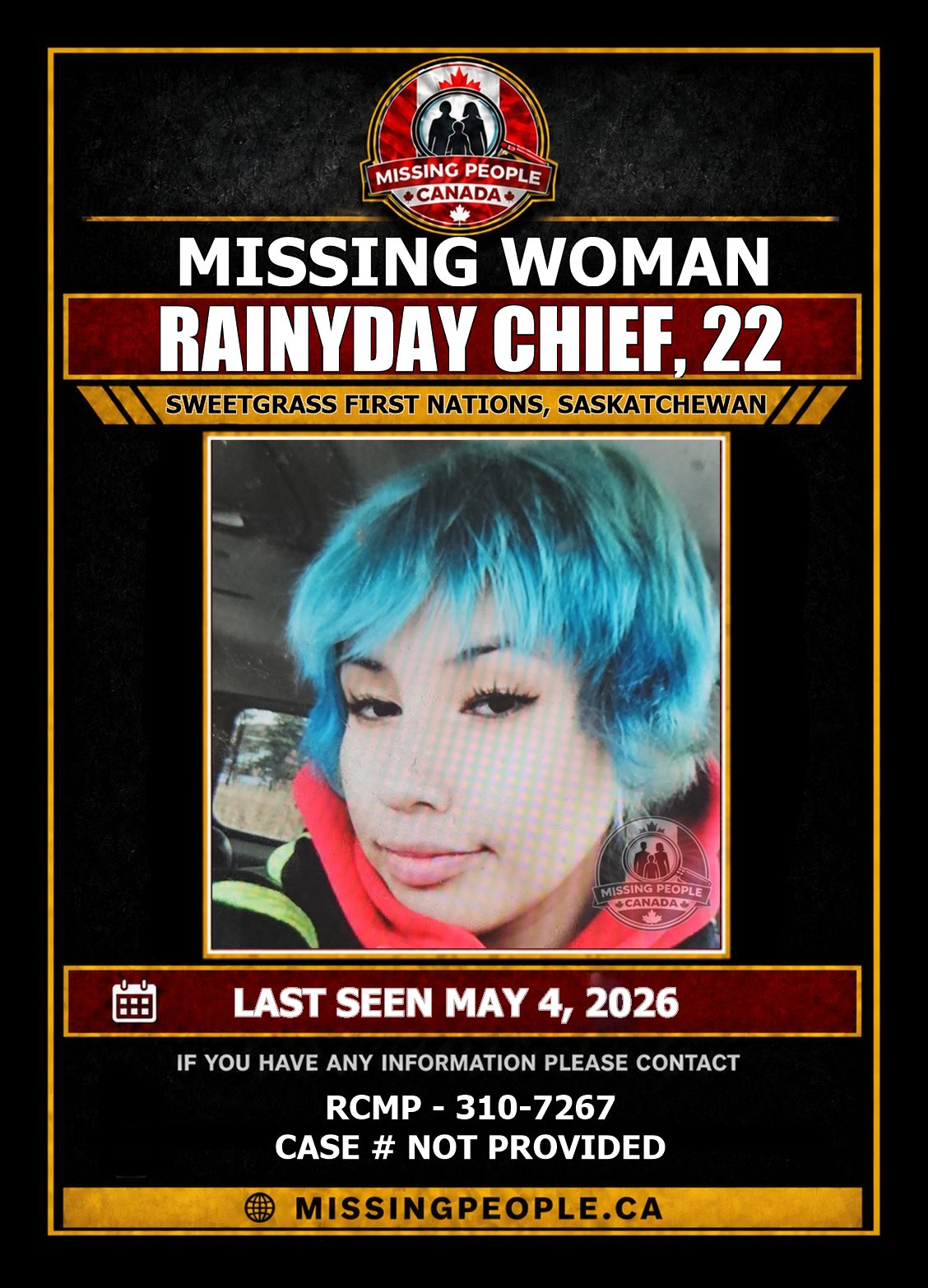 MISSING PERSON CANADA RELEASE