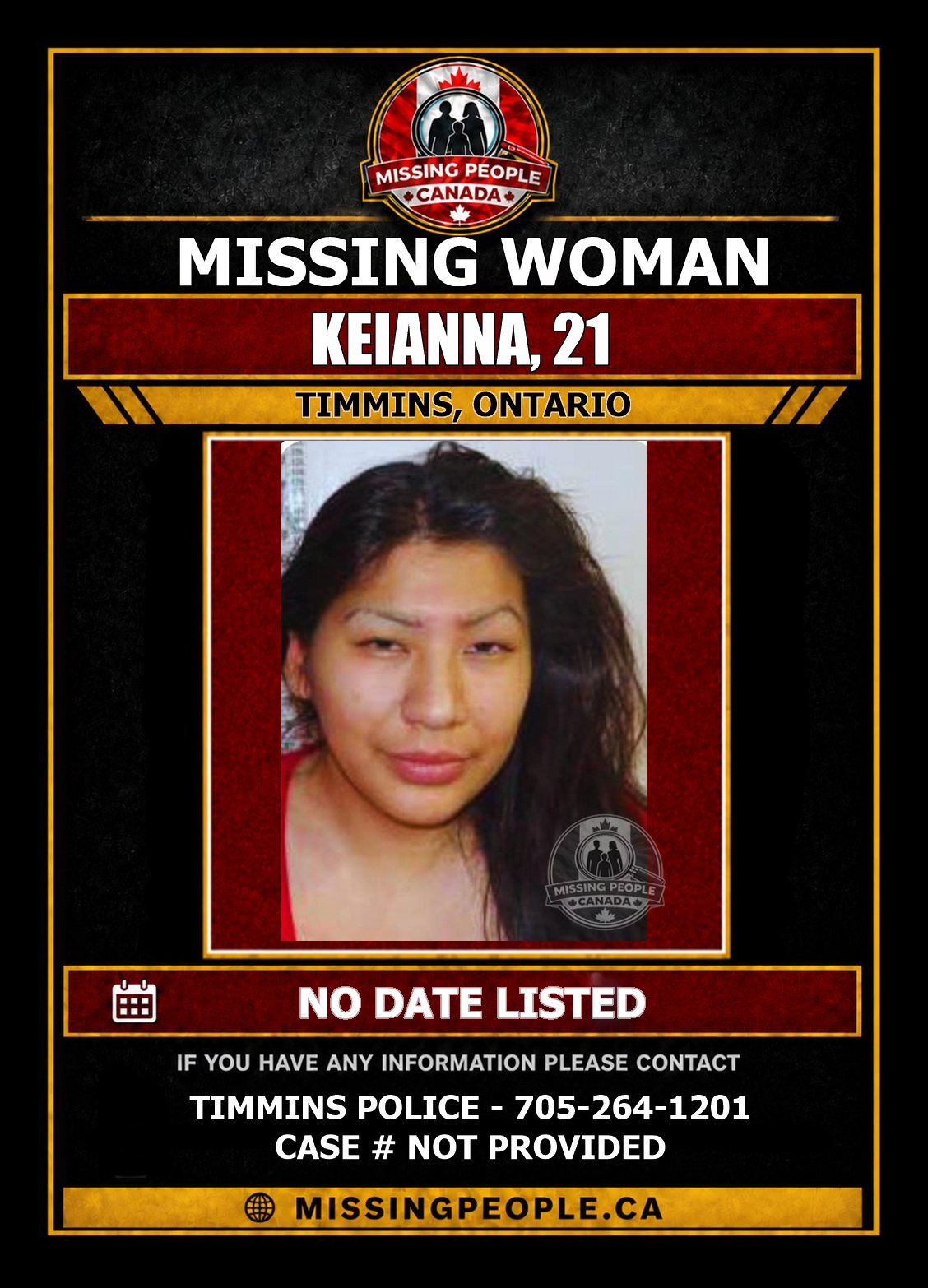 MISSING PERSON CANADA RELEASE