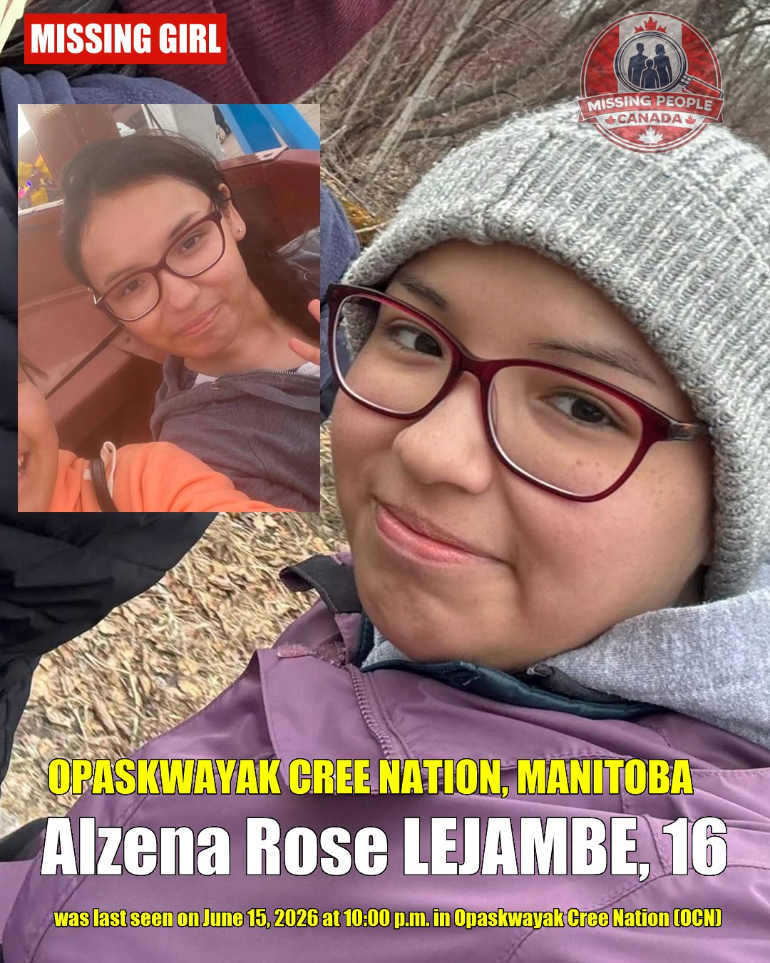 MISSING PERSON CANADA RELEASE