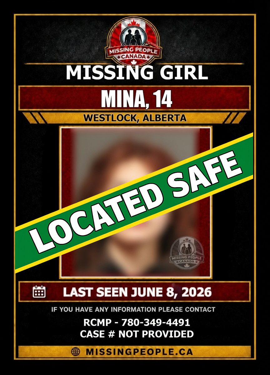 MISSING PERSON CANADA RELEASE
