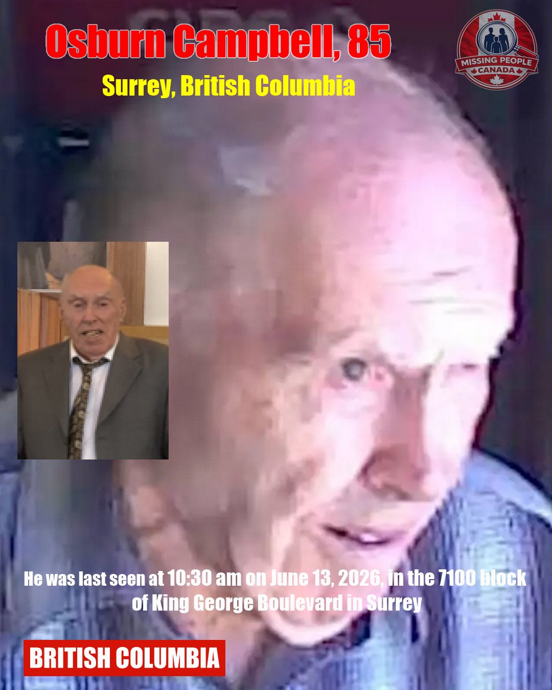MISSING PERSON CANADA RELEASE