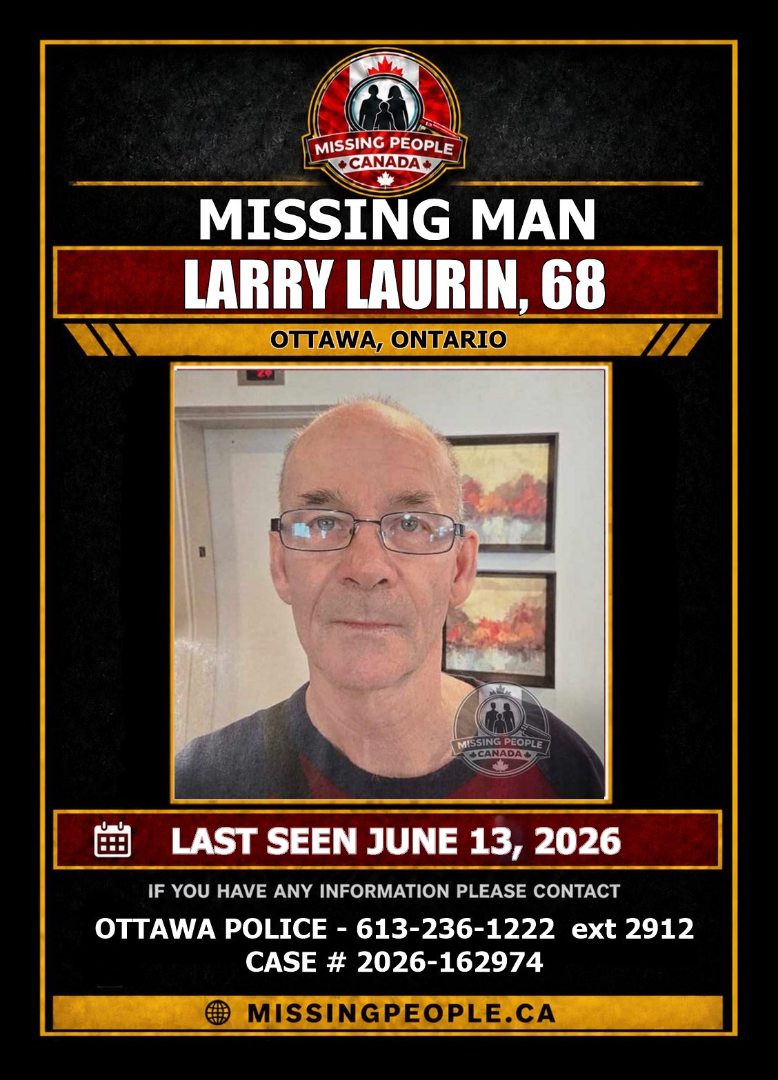 MISSING PERSON CANADA RELEASE