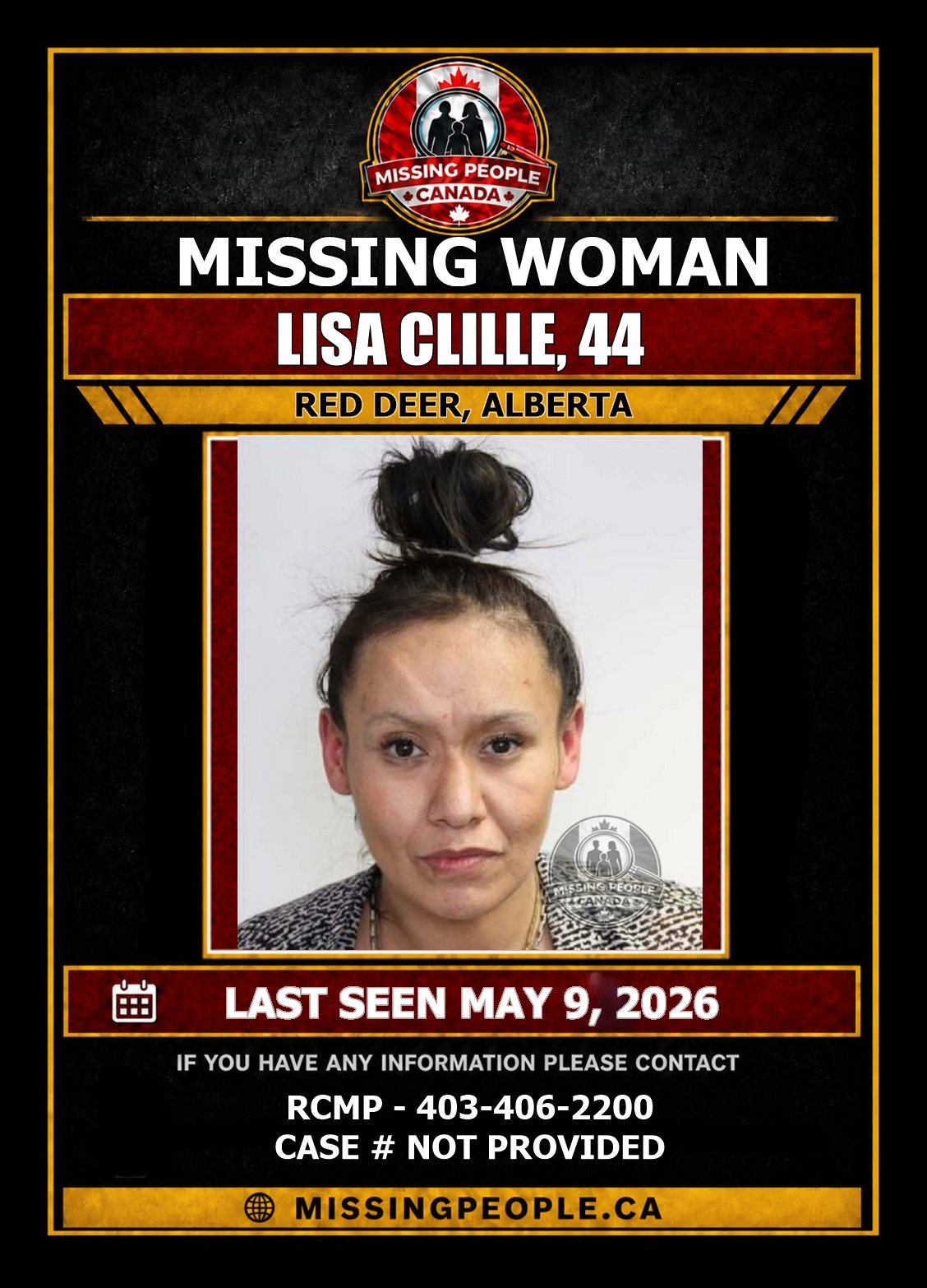 MISSING PERSON CANADA RELEASE