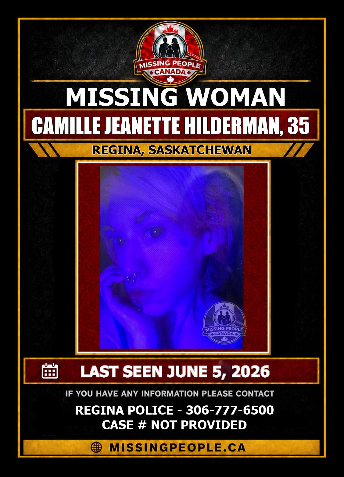 MISSING PERSON CANADA RELEASE