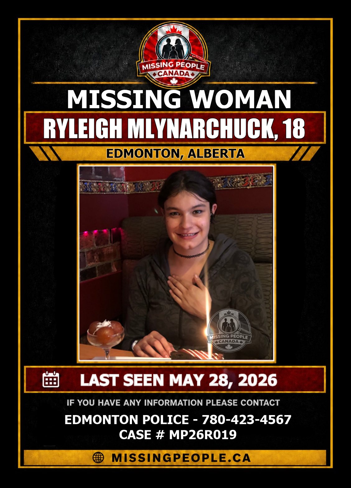 MISSING PERSON CANADA RELEASE