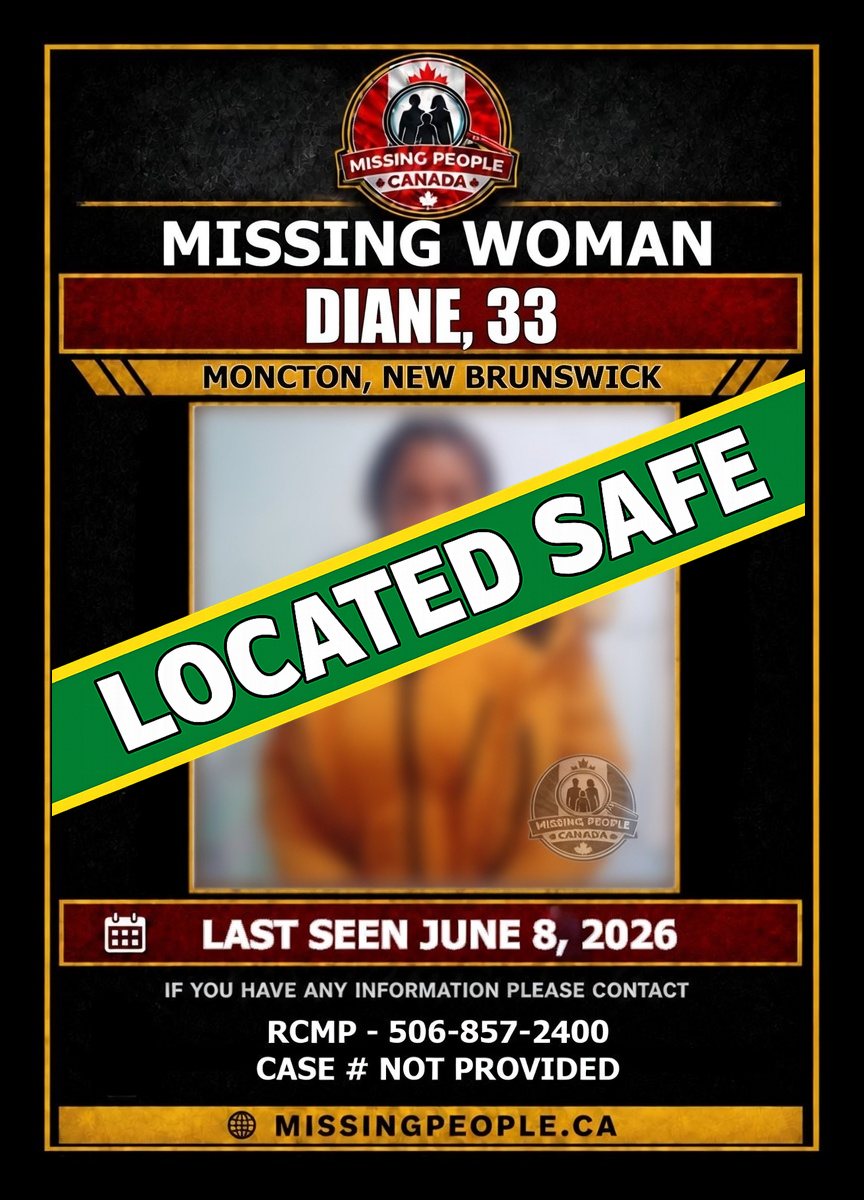 MISSING PERSON CANADA RELEASE