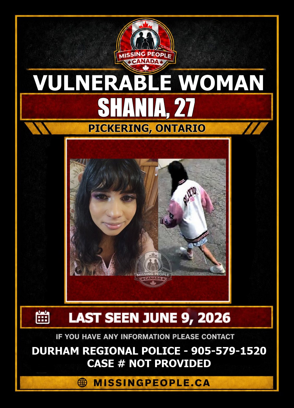 MISSING PERSON CANADA RELEASE