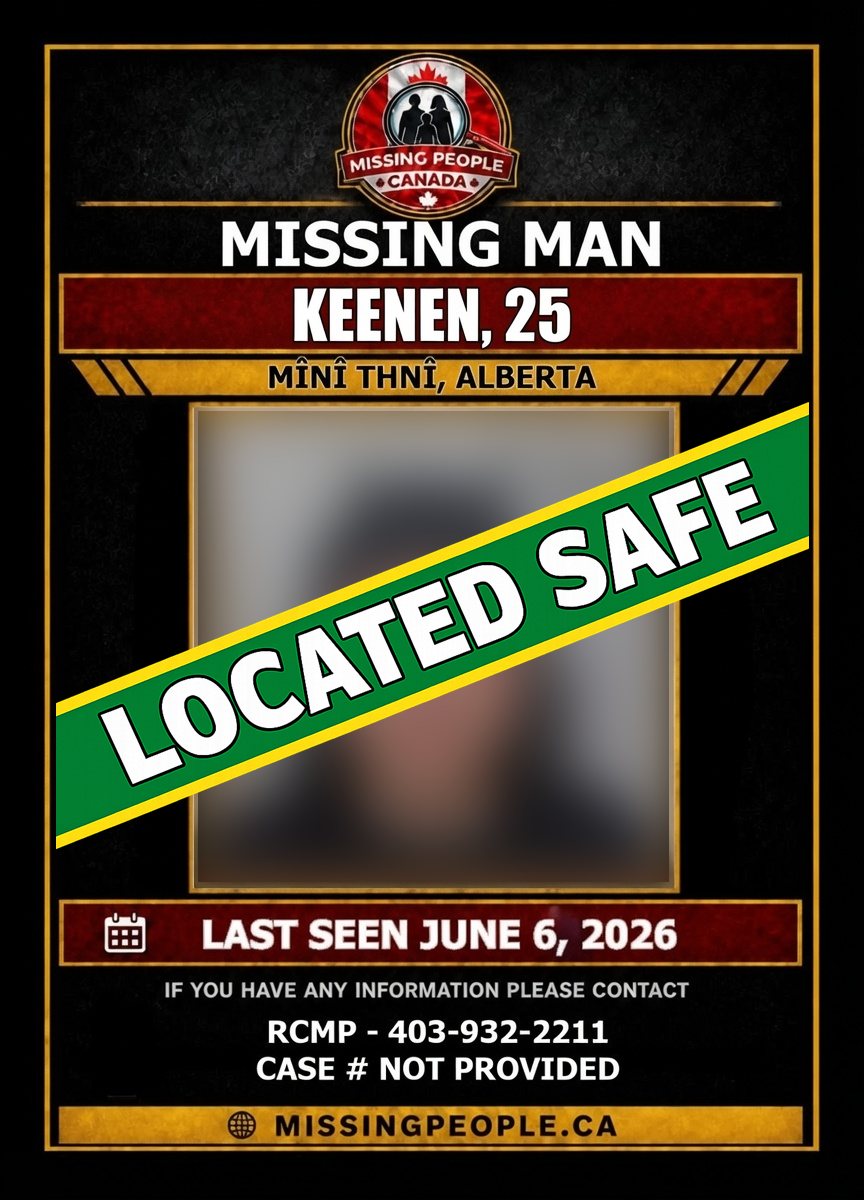 MISSING PERSON CANADA RELEASE