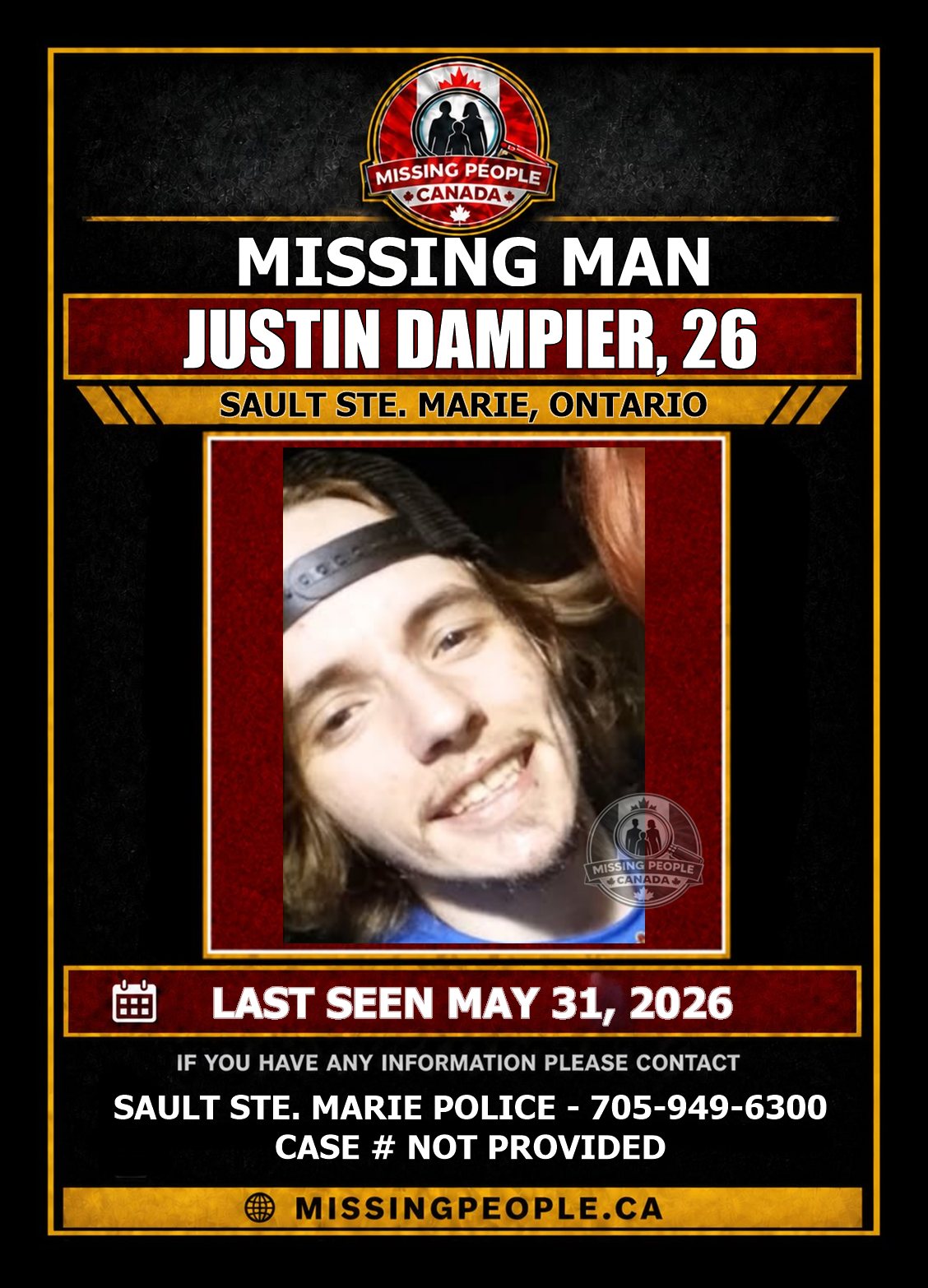 MISSING PERSON CANADA RELEASE