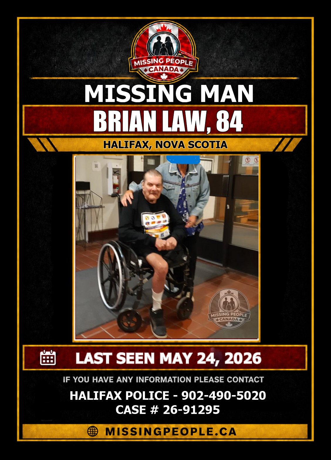 MISSING PERSON CANADA RELEASE